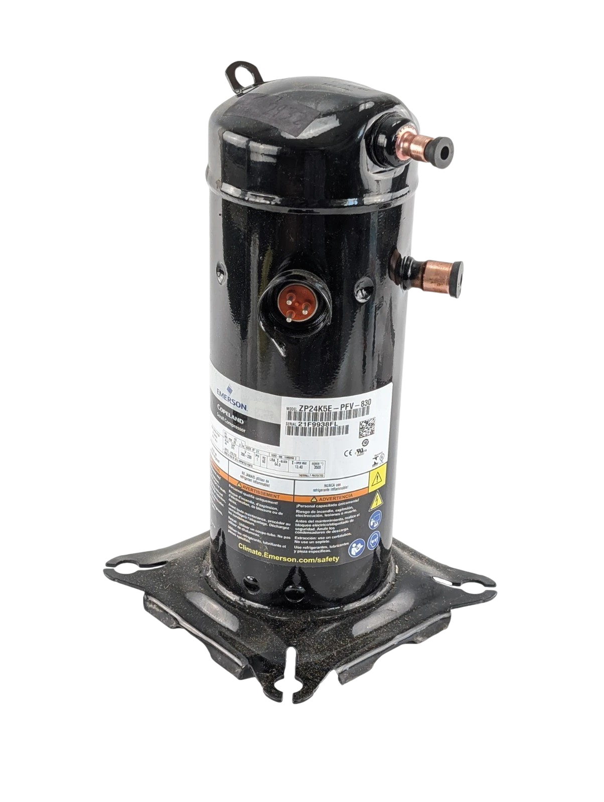 EMERSON COPELAND SCROLL Compressor ZP24K5E-PFV-830