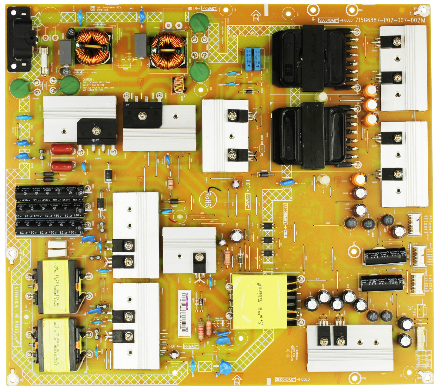 ADTVE1035AG7 Vizio TV Module, power supply, 715G6887-P01-007-002M, (X)ADTVE1035AG7, P65-C1