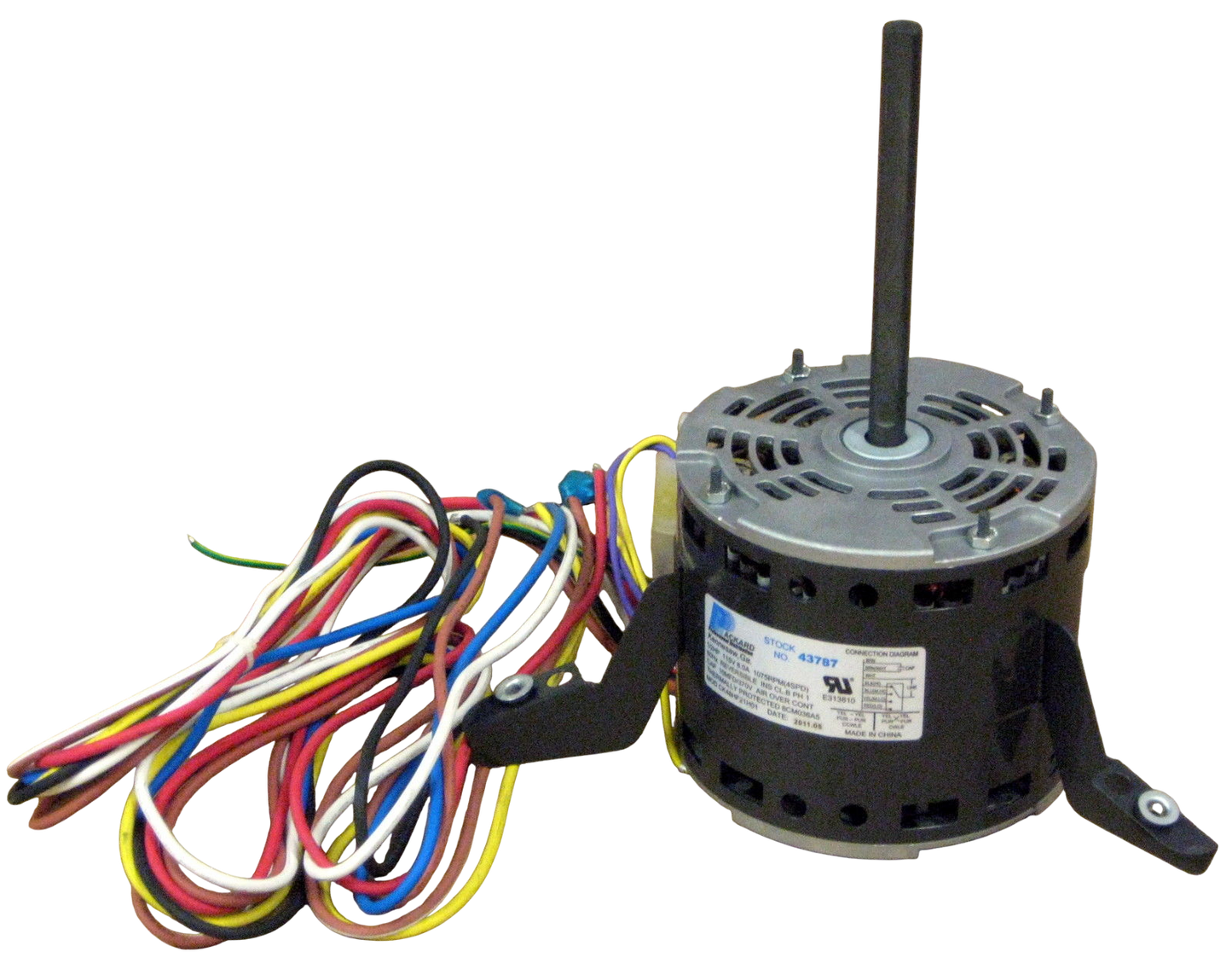 43787 A/C Blower Motor 1/2 HP 115 V 1075 RPM for Goodman B1340020S (Refurbished)