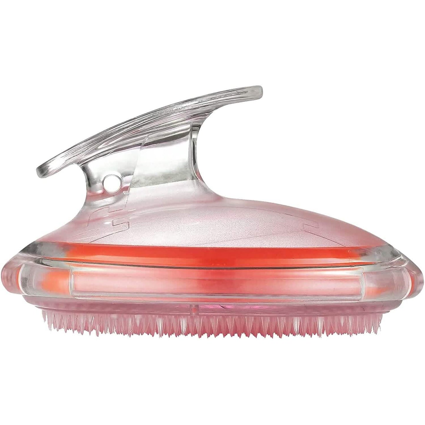 Transparent Silicone Shampoo Brush Scalp Massager Smoothing Comb