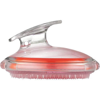 Transparent Silicone Shampoo Brush Scalp Massager Smoothing Comb