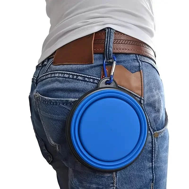 Travel-Friendly Pet Bowl - Durable TPR, Foldable & Chew-Resistant for Dogs & Cats