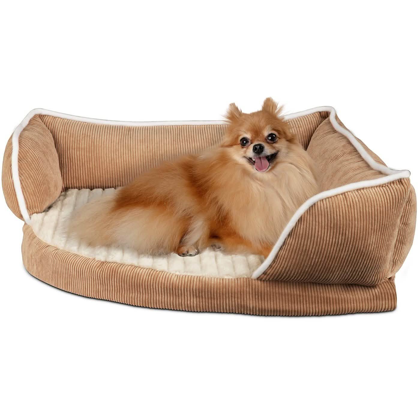 Triangle Corner Pet Bed - Corduroy