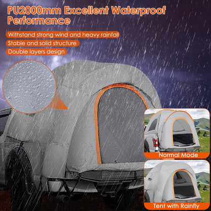 Truck Bed Tent Waterproof Windproof Pickup Truck Tent with Carry Bag