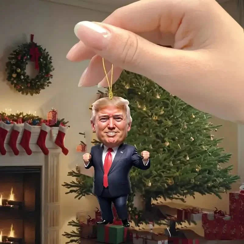 Trump Acrylic Hanging Pendant - 2D Flat Art Decoration