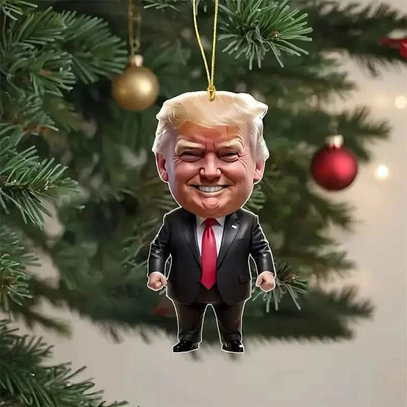 Trump Acrylic Hanging Pendant - 2D Flat Art Decoration