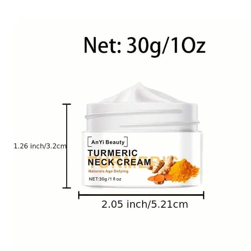 Turmeric Neck Firming Cream Facial Moisturizer with Retinol Collagen and Hyaluronic Acid