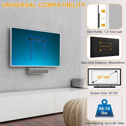 TV Wall Mount Bracket Support 32-65 inch Flat TV