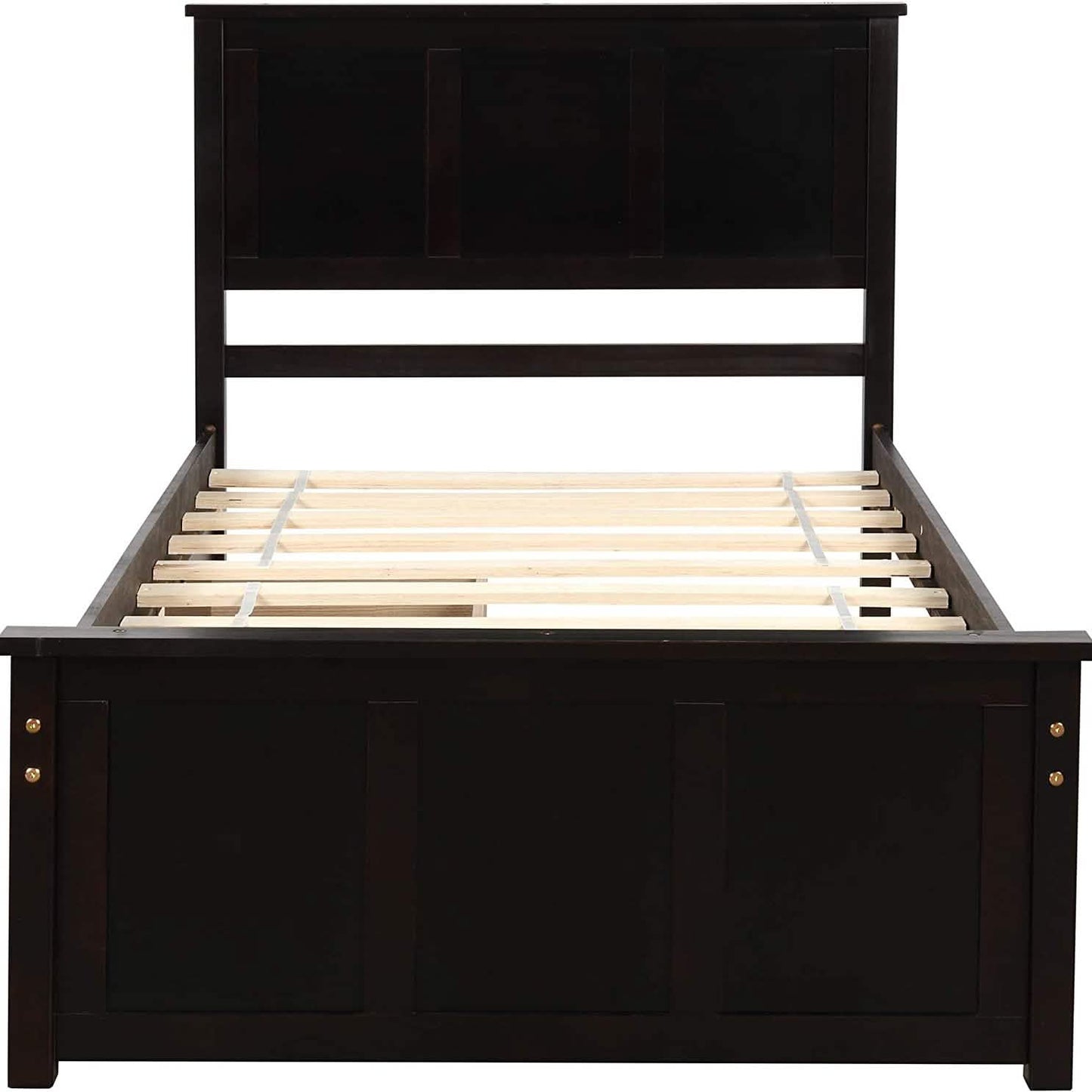 Twin Size Platform Bed with Two Drawers