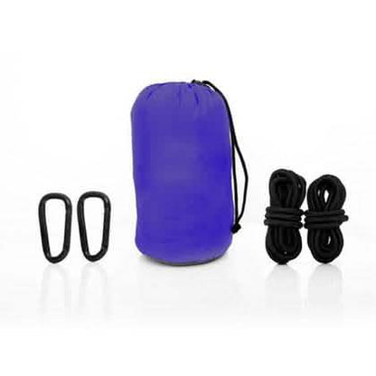 Two-Person Parachute Hammock with Built-in Mosquito Net & Carry Pouch