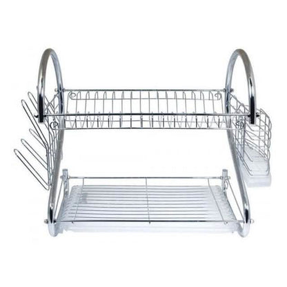 Two-Tier Stainless-Steel Dish Rack - Assorted Sizes