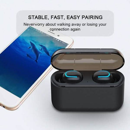 TWS Bluetooth 5.0 Sports Stereo Touch Control In-Ear Earphones with Charging Case