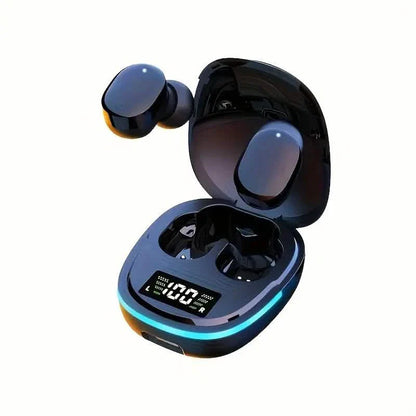 TWS V5.3 True Wireless Earbuds with RGB Charging Case