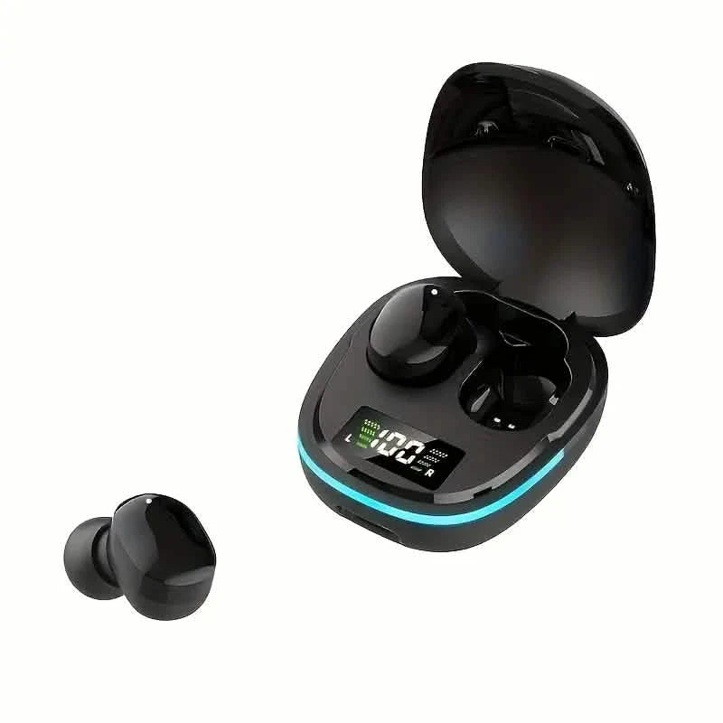 TWS V5.3 True Wireless Earbuds with RGB Charging Case
