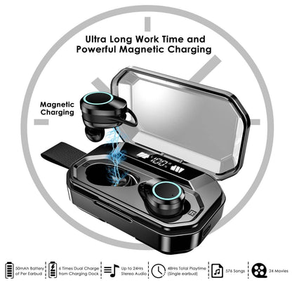 TWS Wireless 5.0 Earbuds Touch In-Ear Stereo Headsets