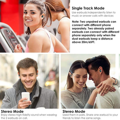 TWS Wireless 5.0 Earbuds Touch In-Ear Stereo Headsets