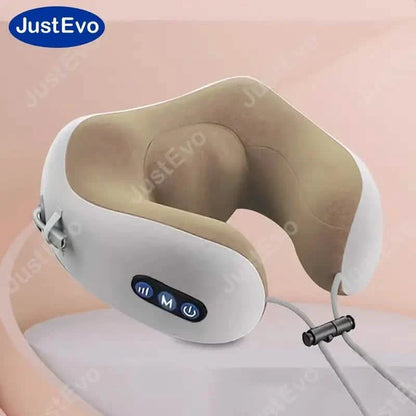U-Shaped Cervical Neck Massager Pillow