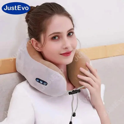 U-Shaped Cervical Neck Massager Pillow