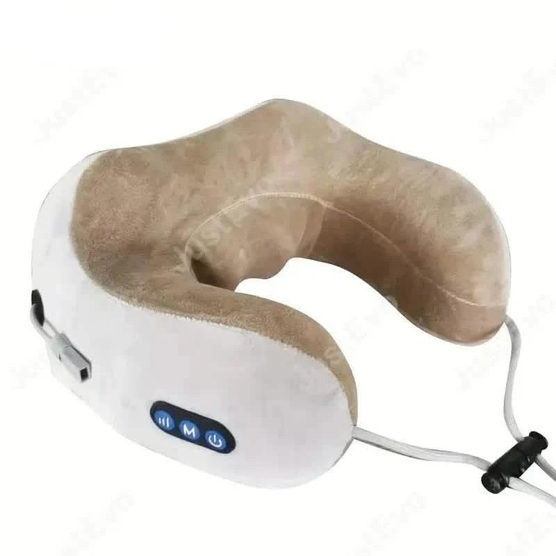 U-Shaped Cervical Neck Massager Pillow