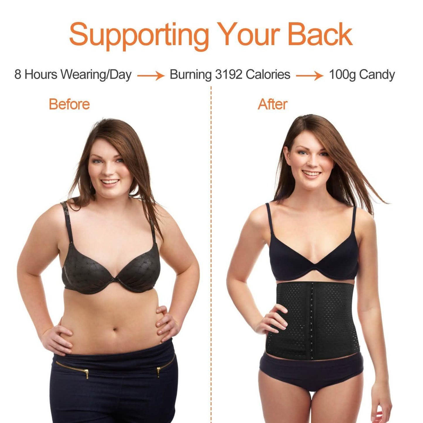 U-Shaped Slimming Waist Belt Body
