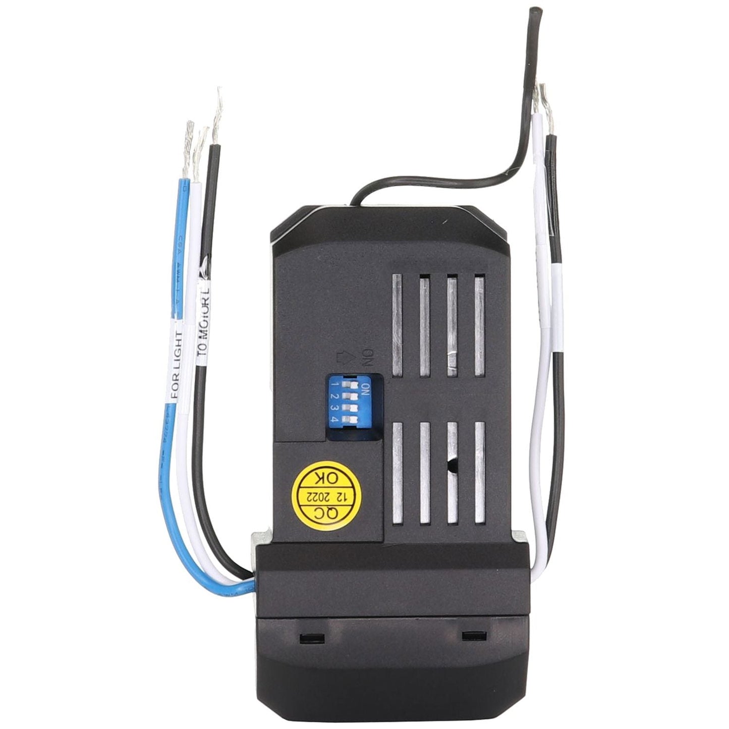 Anderic Wired Wall Switch Universal 3-Speed Ceiling Fan Remote Control Kit | UC9051T-WIRED/UC7067FMRX