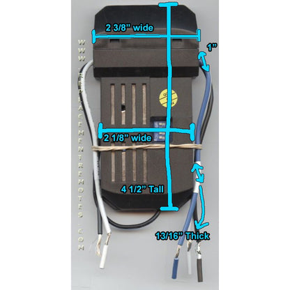 Anderic UC7067FMRX / FAN28R Replacement Ceiling Fan Receiver for Hampton Bay and Others | UC7067RC