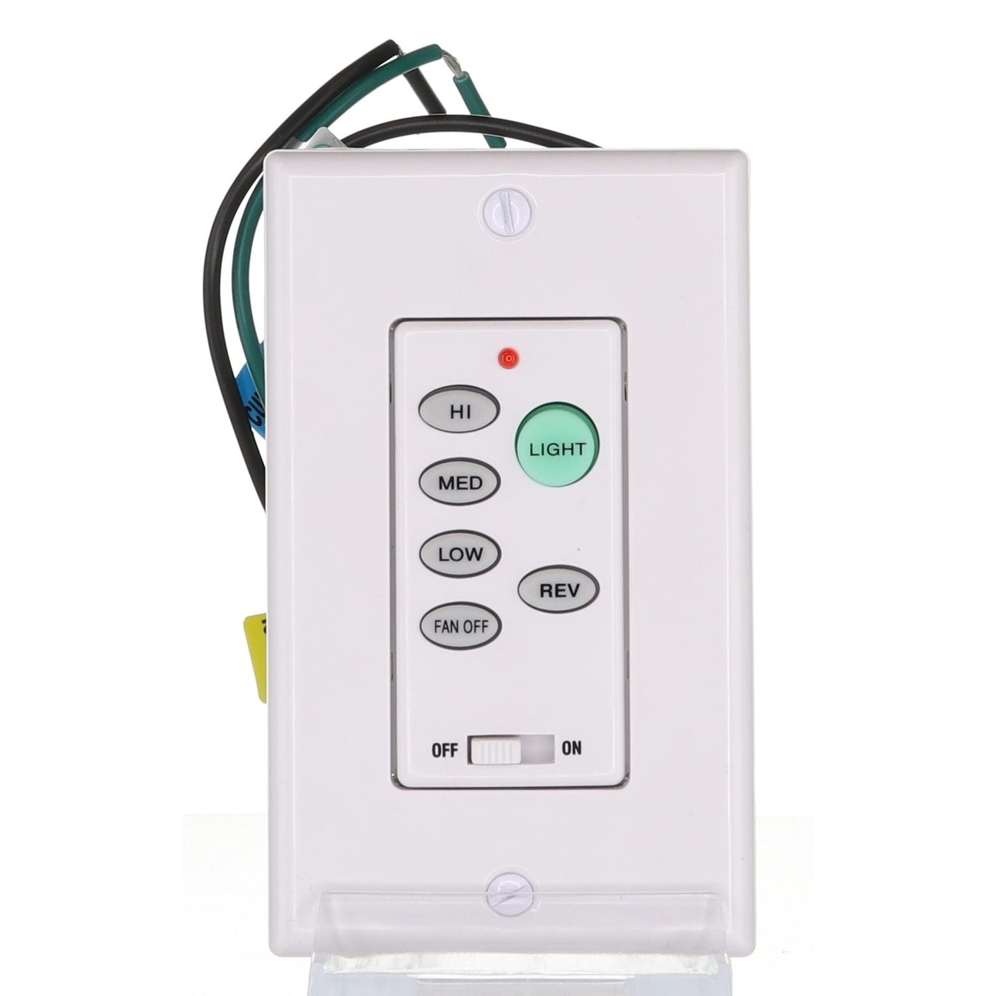 Substitute for FAN-55T Ceiling Fan Wall Plate Wireless Remote Control - FAN55T [UC9051T-Wired]