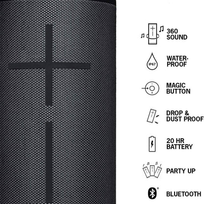 Ultimate Ears MEGABOOM 3 Portable Wireless Bluetooth Speaker  (Refurbished)