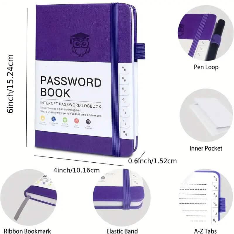 Ultimate Secure Password Organizer Journal