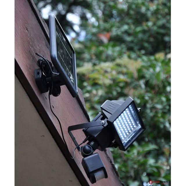 Ultra-Bright 60-LED Motion-Sensing Solar Flood Light
