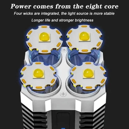 Ultra-Bright USB Rechargeable LED Flashlight