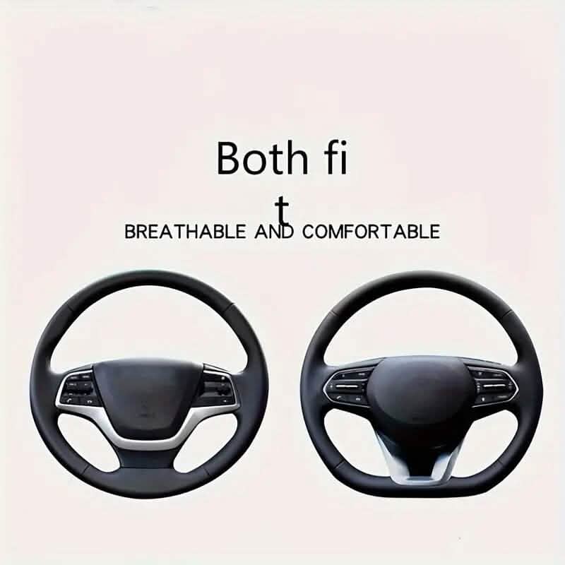 Ultra-Thin Breathable Colorful Hemp Steering Wheel Cover