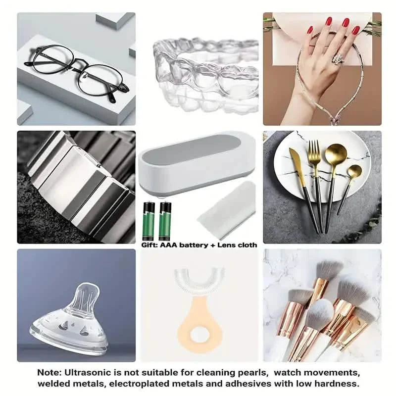 Ultrasonic Jewelry Cleaner Portable