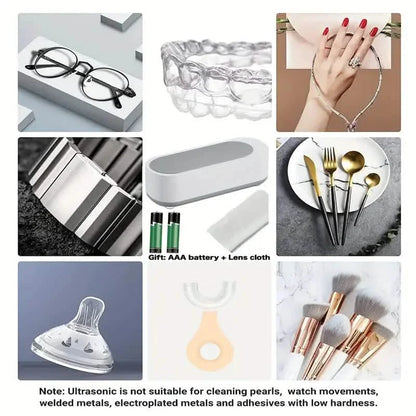 Ultrasonic Jewelry Cleaner Portable