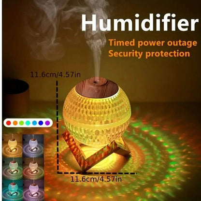 Ultrasonic Moon Night Light Humidifier Dimmable USB Humidificador Mist Maker