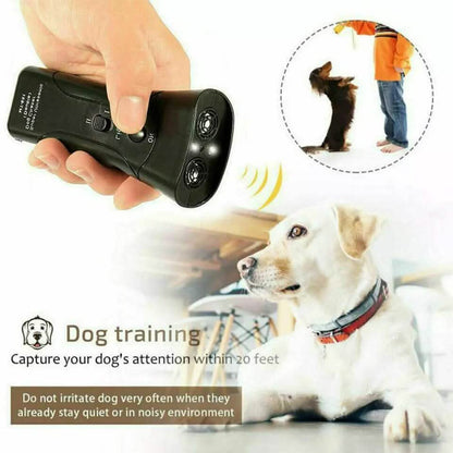 Ultrasonic Pet Dog Anti Bark Training Chaser Control Device