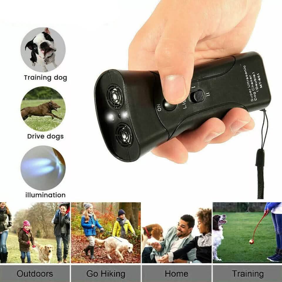 Ultrasonic Pet Dog Anti Bark Training Chaser Control Device