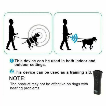 Ultrasonic Pet Dog Anti Bark Training Chaser Control Device