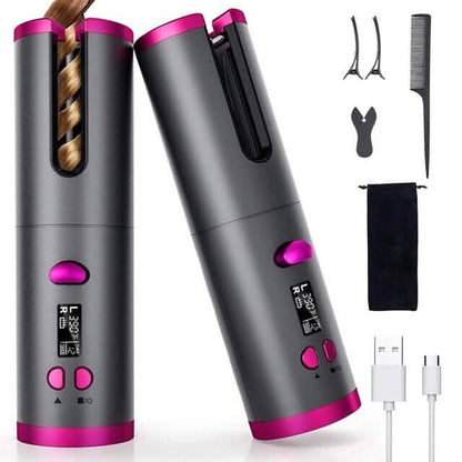 Unbound Cordless Automatic Hair Curler