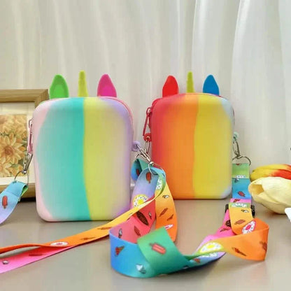 Unicorn Crossbody Bag with Pop Fidget Buttons