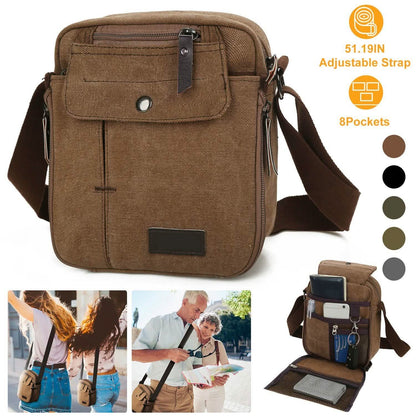 Unisex Crossbody Bags Canvas