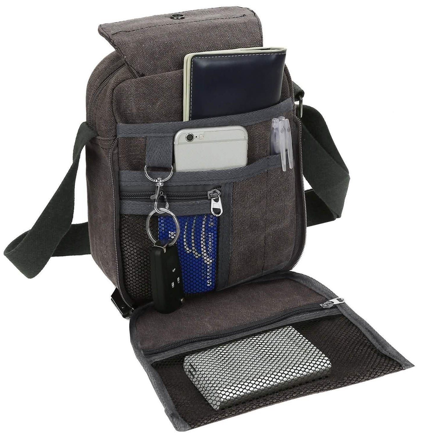 Unisex Crossbody Bags Canvas