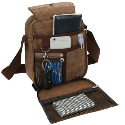Unisex Crossbody Bags Canvas