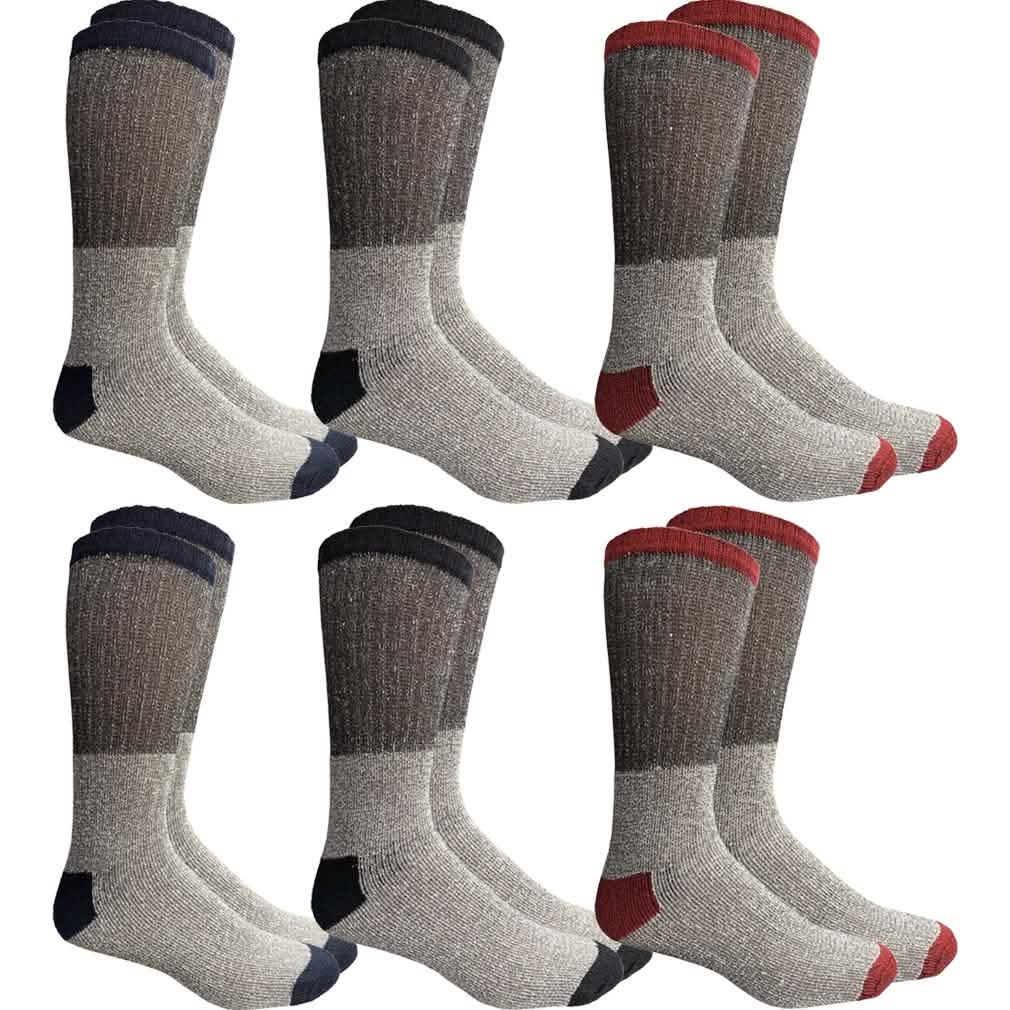 Unisex Insulated Thermal Cotton Cold Weather Crew Socks