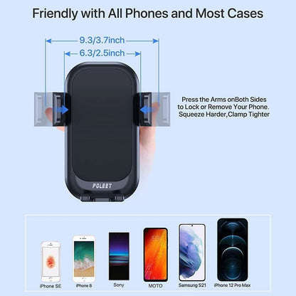 Universal 3-in-1 Car Phone Holder Mount