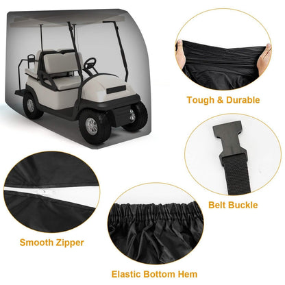 Universal 4 Passenger Golf Cart Cover 210D