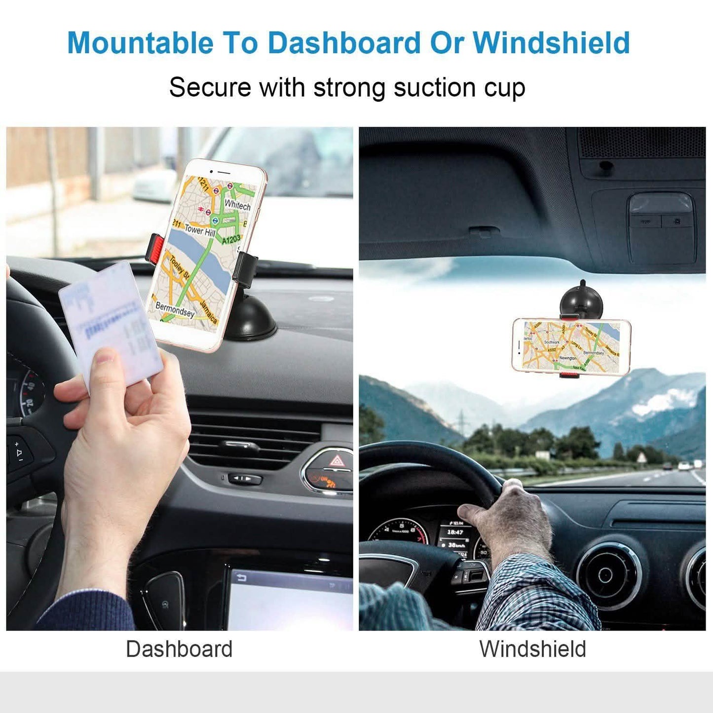 Universal Car Windshield Mount Holder
