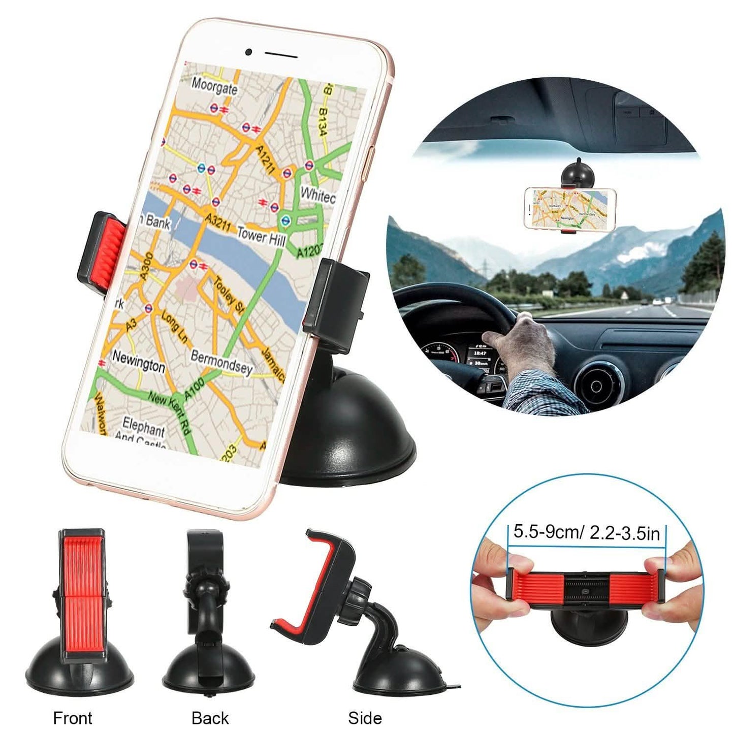 Universal Car Windshield Mount Holder