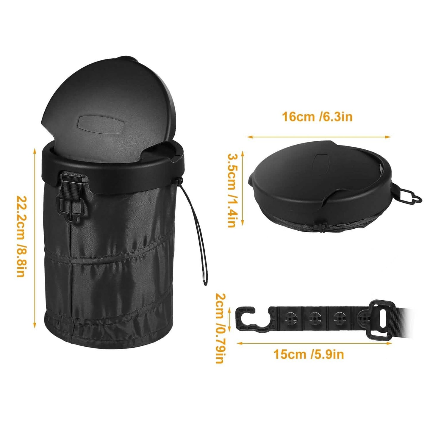 Universal Portable Car Trash Can
