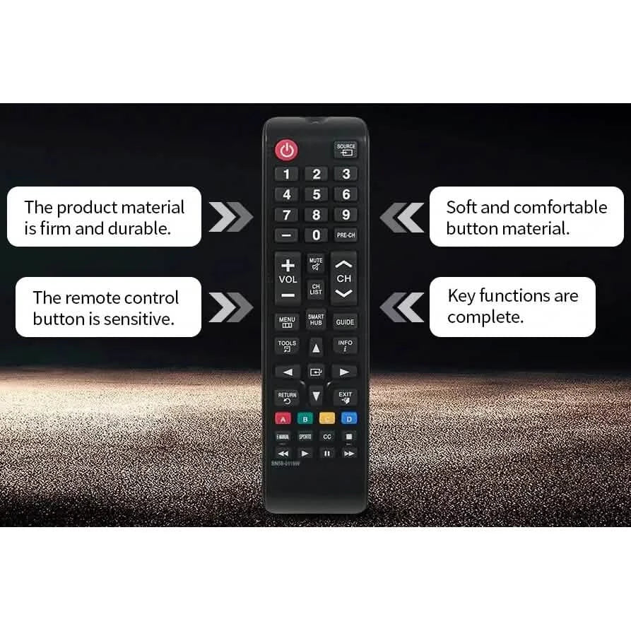 Universal Remote Control for All Samsung LCD LED HDTV Smart TVs BN59-01199F